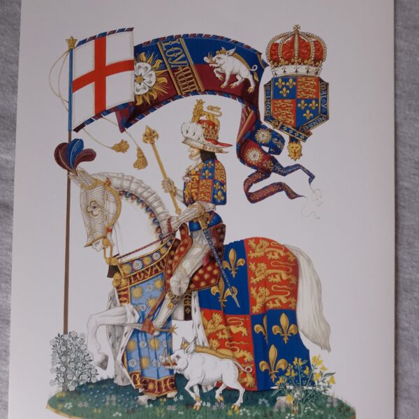 Richard on Horseback A3 print